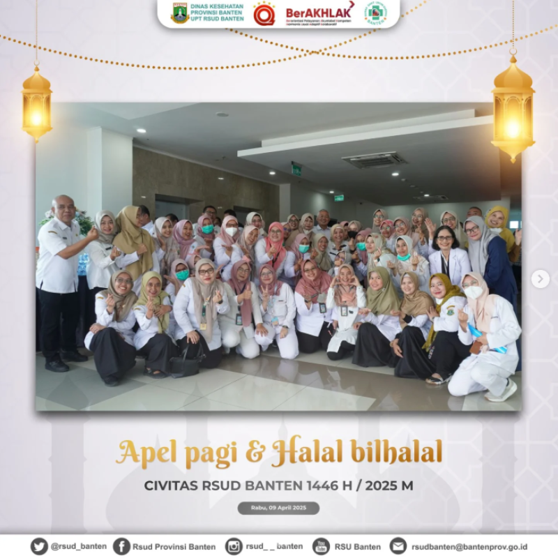 APEL PAGI DAN HALALBIHALAL CIVITAS RSUD BANTEN 2025