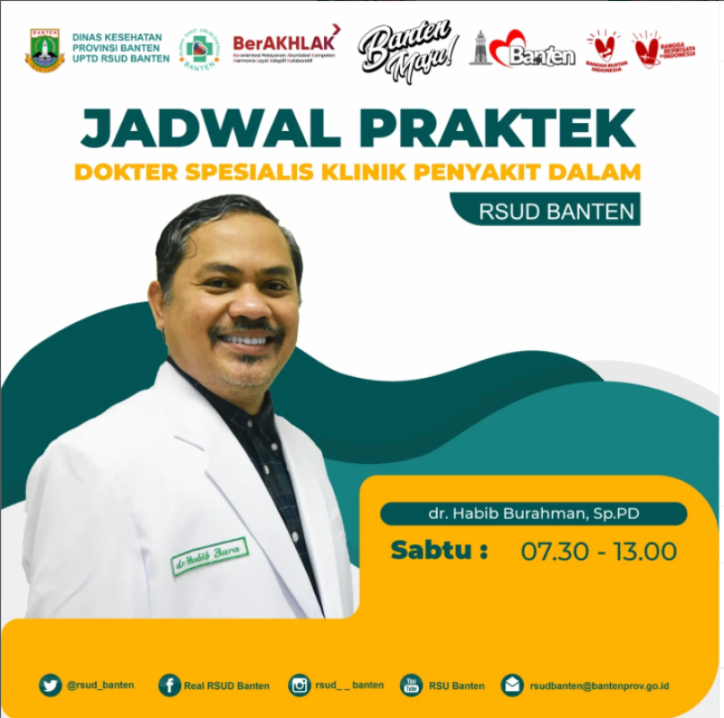 [Info Jadwal Praktik Dokter Spesialis di RSUD Banten]